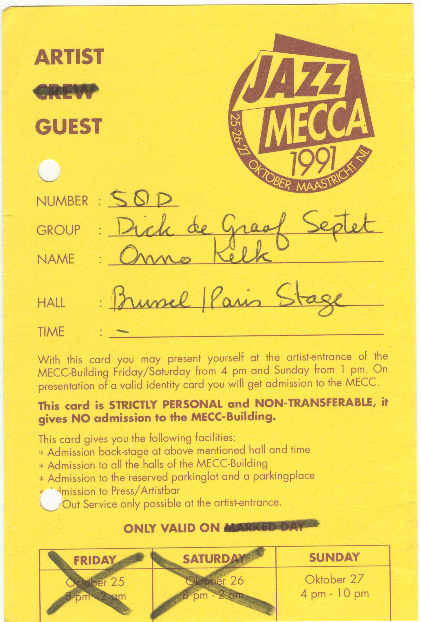 10) Jazz Mecca 1991