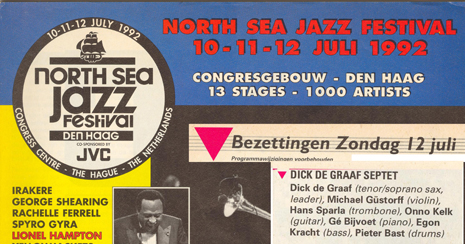 5) Northsea Jazz Festival 1992