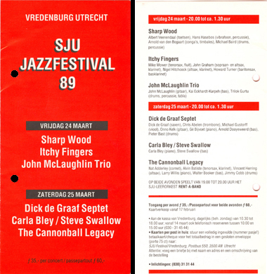 8) SJU Jazz Festival 1989